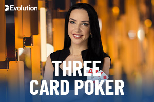 Evolution Live Casino Three Card Poker by Evolution