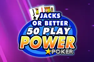 Jacks or Better - 50 Play Power Poker