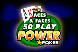 Aces and Faces - 50 Play Power Poker